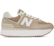 Beige 574+ Sneakers