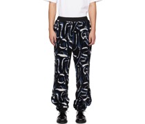Multicolor Serai Spellout Trousers
