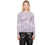Purple Tie-Dye Long Sleeve T-Shirt