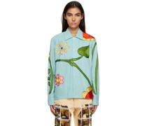 Blue Flower Shirt