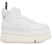 White Riot Leather Sneakers