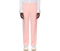 Pink Three-Pocket Trousers