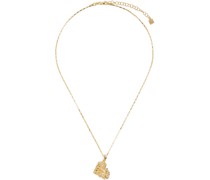 Gold Vertical Heart VC014 Necklace