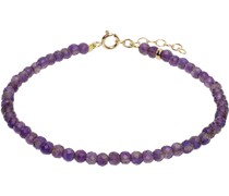 Purple February Birthstone Amethyst Bracelet