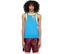 Blue Patch Tank Top