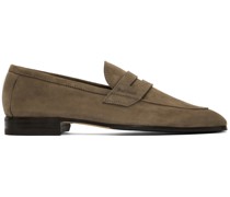 Taupe Suede Macao II Loafers