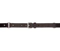Brown 2.5 CM Ring Belt
