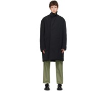 Black Darted Down Coat
