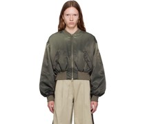 Khaki MA1 Bomber Jacket