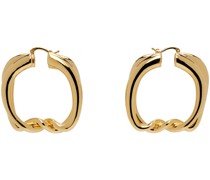Gold 'Les Petites Creoles Nodi' Earrings