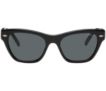 Black Hailey Beiber Edition Cat-Eye Sunglasses