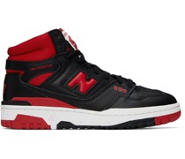 Black & Red 650R Sneakers