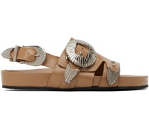 SSENSE Exclusive Beige Hardware Sandals