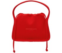 Red Ryan Small Rib Knit Bag