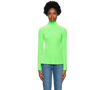 Green Poloneck Turtleneck