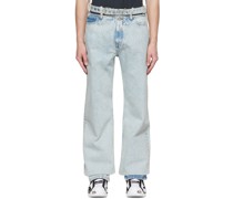 Blue Y-Belt Jeans