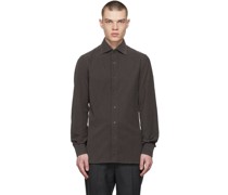 Brown Light Corduroy Shirt