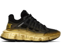 Black & Gold Trigreca Sneakers