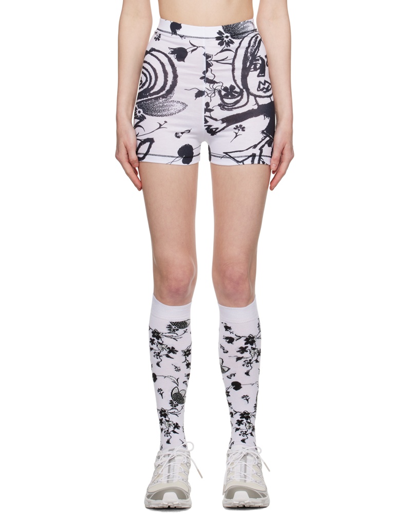 CHOPOVA LOWENA Damen SSENSE Exclusive White Shorts