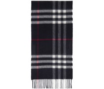 Navy 'The Check' Scarf