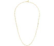 Gold #7708 Slim Figaro Chain Necklace