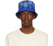 Blue Hand-Dyed Bucket Hat