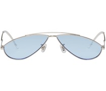 Silver & Blue Kujo Sunglasses