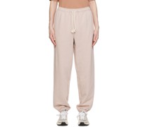 Pink Relaxed-Fit Lounge Pants