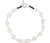 White Baroque Pearl Necklace