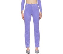Purple Mokumentary Trousers