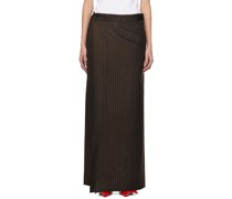 Brown 'The Suit Pant Skirt' Trousers