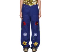 Blue Double Knee Jeans