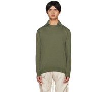 Khaki Crewneck Polo