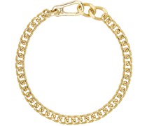 Gold Curb Chain Necklace