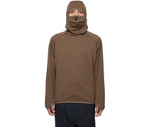 Brown Cycle Warm Catch Hoodie