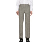 Grey Zip Pocket Trousers