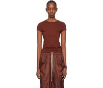 Brown Cropped Level T-Shirt