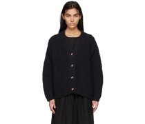 Black Shaker Cardigan