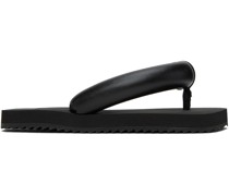 Black Suki Flat Sandals