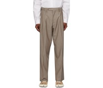Brown Classic Trousers