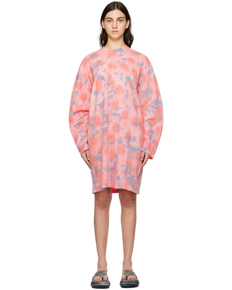 Acne Studios Damen Multicolor Tie-Dye Minidress Acne Studios Damen Multicolor Tie-Dye Minidress