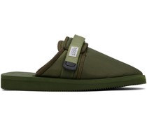 Khaki ZAVO-Cab Slippers