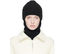 Black Verbier Cashmere Balaclava