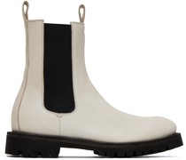 White Issey 002 Chelsea Boots
