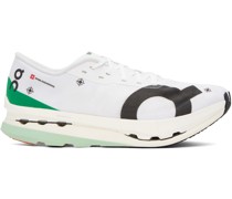 White & Green Cloudboom Echo 3 Sneakers