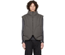 Gray Padded Reversible Vest