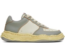 Gray & White Wayne Sneakers