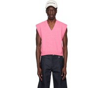 Pink V-Neck Vest