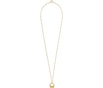 Suzanne Koller Edition Gold Ring Pendant Necklace