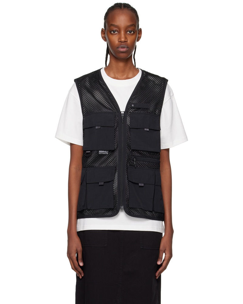 GRAMICCI Damen Black Gone Fishing Vest